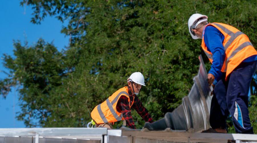 Professional metal roof installation in Shrewsbury, MA